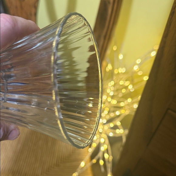 Vintage clear glass home interiors candle holder Homco Renaissance Peg Cup - Picture 5 of 5